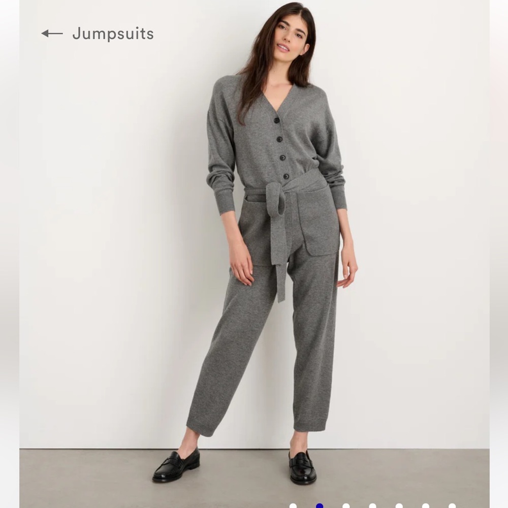 Alex mill sweater jumpsuit grey SMALL